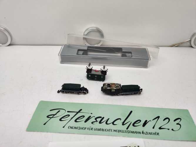 Mini Club / Märklin Z DC 13302 / Krokodil / SBB / Grün / Steuerung fehlt / Defekt