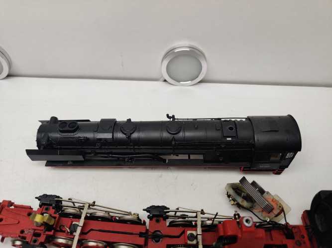 Märklin H0 AC BR53 0001 / gigantische / überschwere Kriegsdampflokomotive / Bauart Mallet / Analog / Defekt