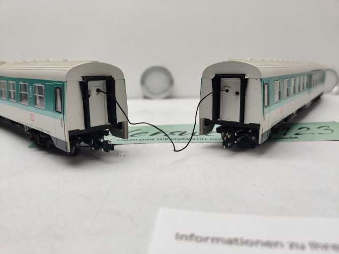Fleischmann H0 DC BR614 052-9 / BR614 051-1 Triebwagen / Mint / DB / Analog