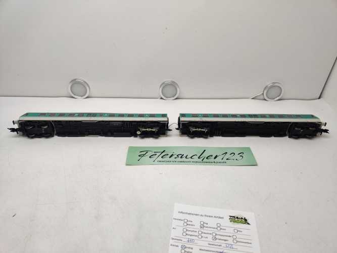 Fleischmann H0 DC BR614 052-9 / BR614 051-1 Triebwagen / Mint / DB / Analog