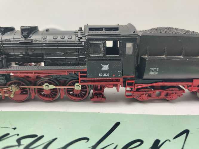 Fleischmann H0 DC 4176 / BR50 3123  / Schlepptender-Dampflokomotive / DB / Analog