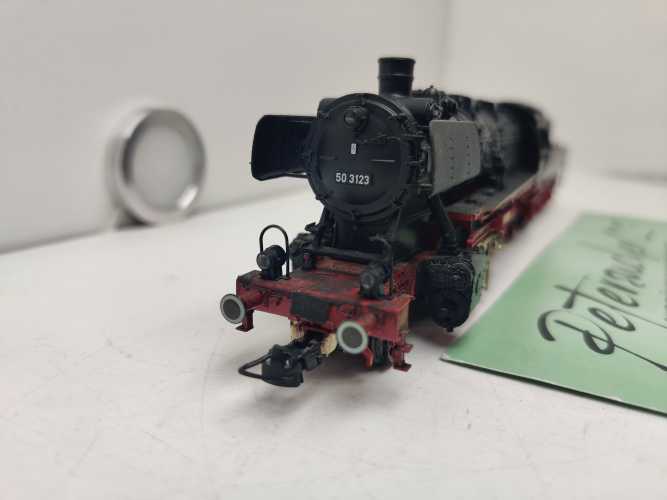 Fleischmann H0 DC 4176 / BR50 3123  / Schlepptender-Dampflokomotive / DB / Analog