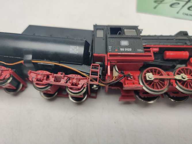 Fleischmann H0 DC 4176 / BR50 3123  / Schlepptender-Dampflokomotive / DB / Analog