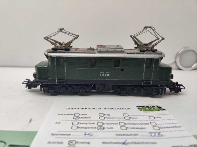 Märklin H0 AC E44 039 / Elektrolokomotive / Grün / Analog