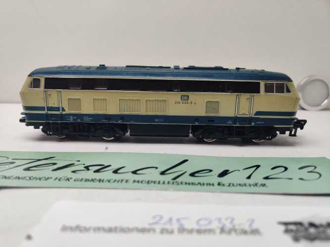 Roco H0 DC 4151 B / BR215 033-2 Diesellok / DB / Blau-Beige / Bastler / Defekt