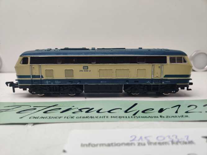Roco H0 DC 4151 B / BR215 033-2 Diesellok / DB / Blau-Beige / Bastler / Defekt