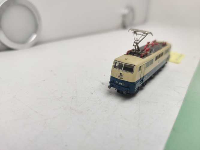 Märklin Mini Club 8858 / Elektrolok / Analog / DB / Blau-Beige / Bastler