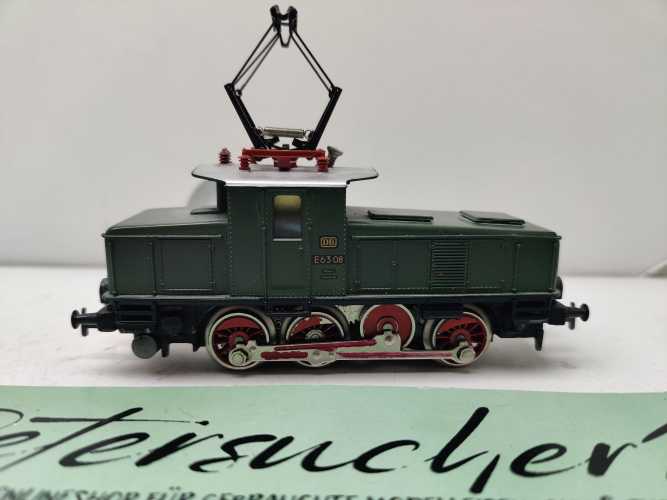 Märklin H0 AC E63 08 / kleine, bullige Rangier-Elektrolokomotive / Umbau Mfx / Grün / DB