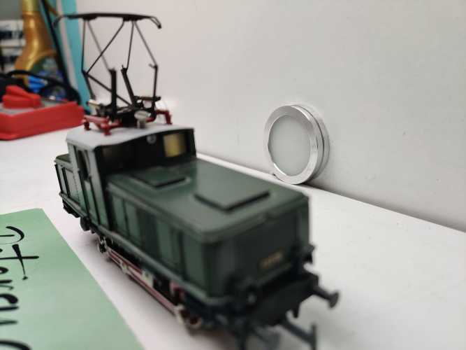 Märklin H0 AC E63 08 / kleine, bullige Rangier-Elektrolokomotive / Umbau Mfx / Grün / DB