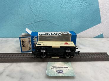 249// Märklin H0 4426 Gedeckter Güterwagen Apollinaris  Blaue OVP J622_GW2596