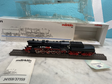 249// Märklin H0 34159 / TE3915  Dampflok mit Schlepptender DB Delta Digital  OVP J622_L2207