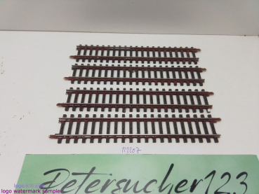 Märklin H0 AC 2207 4x Gerades K-Gleis / 156 mm / Farbe, Kleber