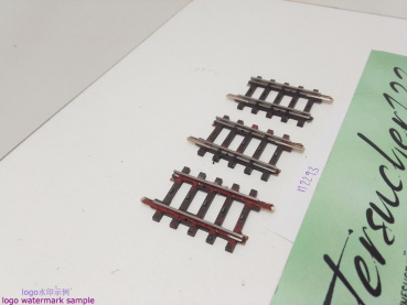 Märklin H0 AC 2293 3x Gerades K-Gleis / 41,3 mm / Farbe, Kleber