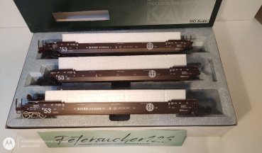 Kato H0 DC 253504 US Tragwagen-Set / 30-9031 / BNSF / OVP