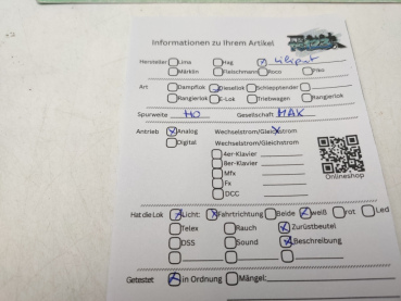 Liliput H0 DC 7224 05 / Diesellok MAK / Rot / Analog / OVP