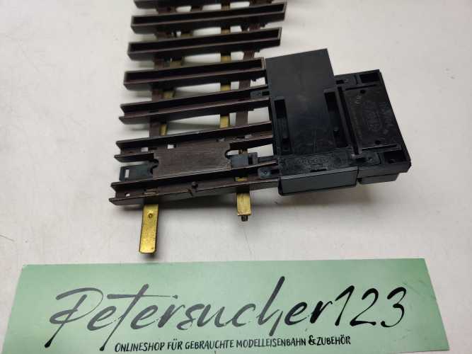LGB Spur G 1210 /  1 x standardmäßige Weiche / links / Radius R1 30° + 1201 Antrieb + 1204 Laterne
