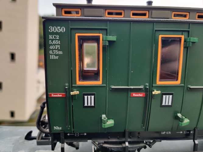 LGB Spur G 3050 / Personenwagen / Abteilwagen / 3.Wagenklasse / Grün