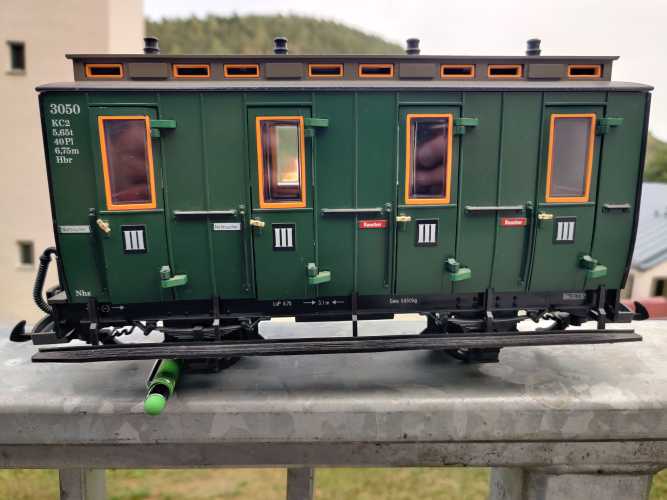 LGB Spur G 3050 / Personenwagen / Abteilwagen / 3.Wagenklasse / Grün