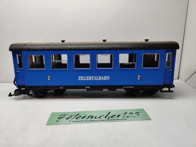 LGB Spur G3163 / vierachsigen Personenwagen 2. Klasse der Zillertalbahn