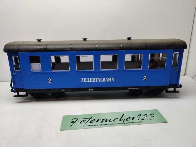 LGB Spur G3163 / vierachsigen Personenwagen 2. Klasse der Zillertalbahn