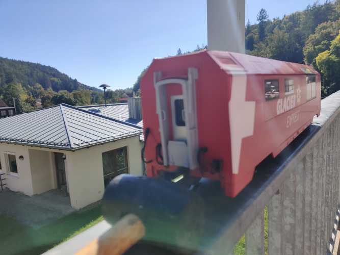 LBG Spur G 33673 / Wrp 3832  / Panoramawagen / Schweizer Glacier Express