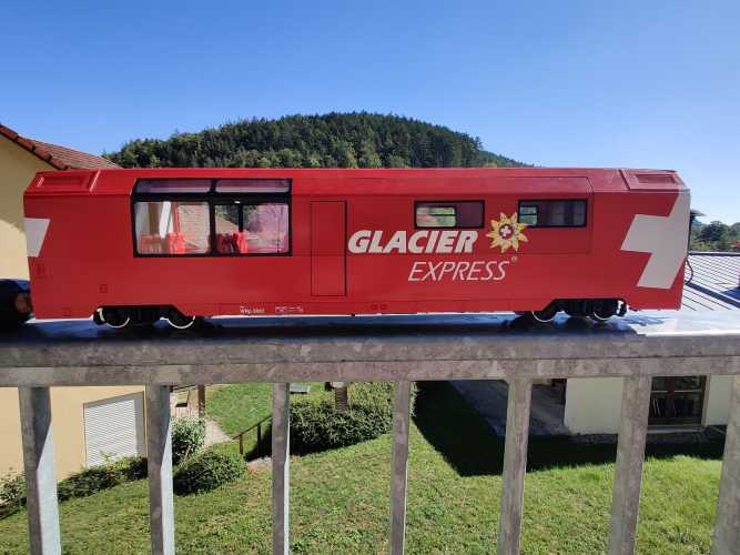 LBG Spur G 33673 / Wrp 3832  / Panoramawagen / Schweizer Glacier Express