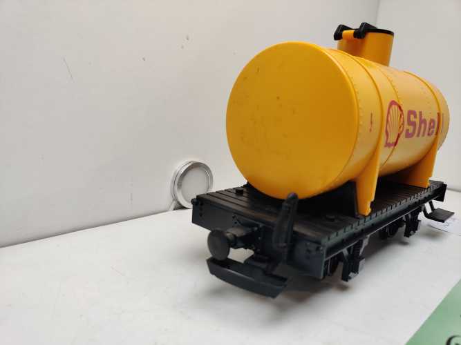 LBG Spur G 4040 / 2-achsiger Kesselwagen / SHELL / gelb