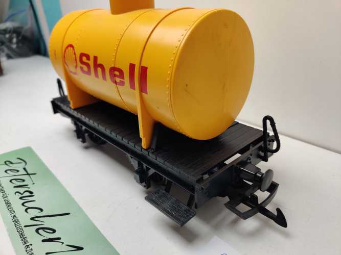 LBG Spur G 4040 / 2-achsiger Kesselwagen / SHELL / gelb