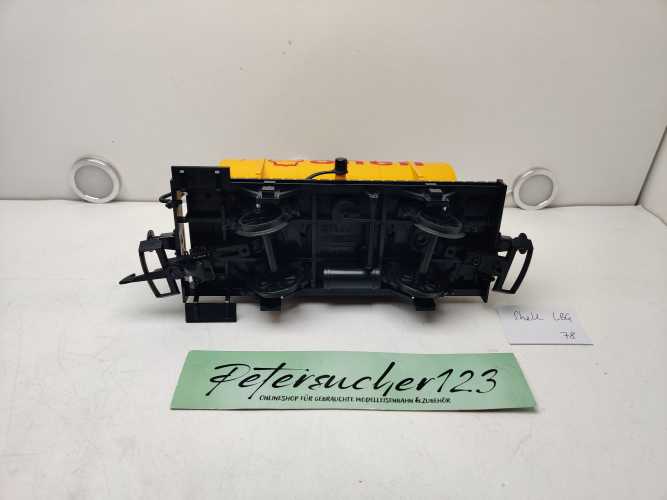 LBG Spur G 4040 / 2-achsiger Kesselwagen / SHELL / gelb