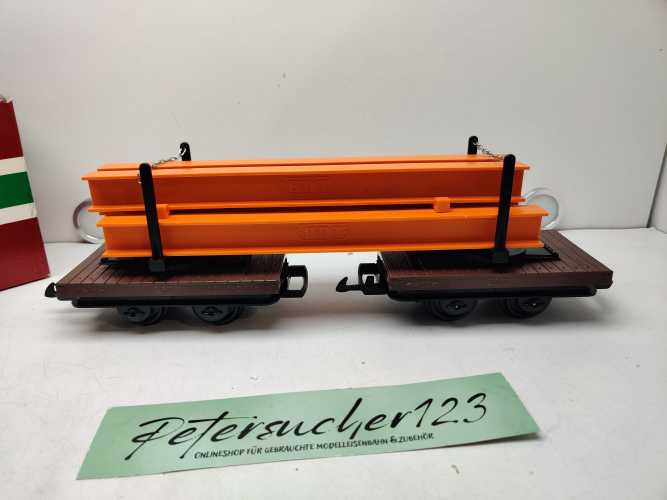 LBG Spur G / 40500 / Feldbahn-Drehschemelwagen-Set / OVP