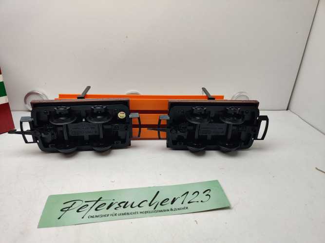 LBG Spur G / 40500 / Feldbahn-Drehschemelwagen-Set / OVP
