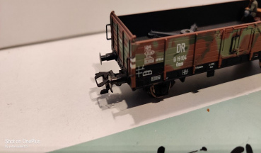 Liliput H0 AC 221693 offener Güterwagen Tarnanstrich / Li 19 104 / NEM / DRG