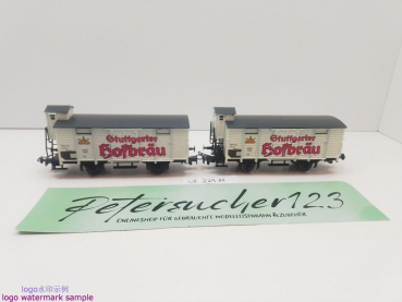 Liliput H0 DC 229 01 Bierwagen-Set "Stuttgarter Hofbräu" / Gh / GES