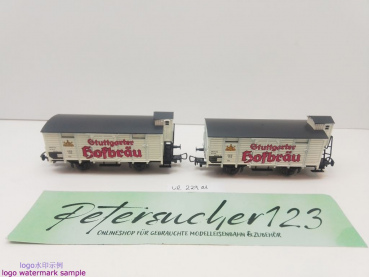 Liliput H0 DC 229 01 Bierwagen-Set "Stuttgarter Hofbräu" / Gh / GES