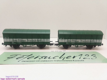 Liliput H0 DC 229 03 Bierwagen-Set "Jever-Pilsener" / NEM / DB