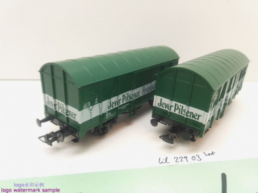 Liliput H0 DC 229 03 Bierwagen-Set "Jever-Pilsener" / NEM / DB