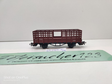 Liliput H0 AC 230B offener Viehtransportwagen / Bausatzmodell / SNCF