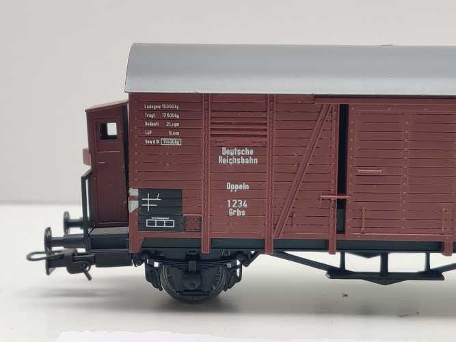 Liliput H0 AC 25 07 gedeckter Güterwagen Grhs Oppeln / NEM / DRG