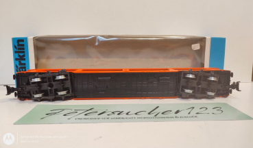 Märklin H0 AC 4174 Reisezug Autotransportwagen / 8 versch. PKW / ÖBB / OVP blau