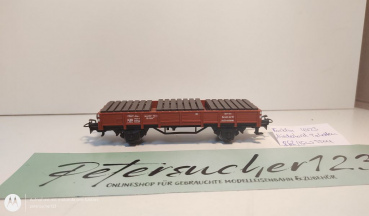 Märklin H0 AC 4423 Niederbordwagen mit Paletten / Kklm 505 / DB