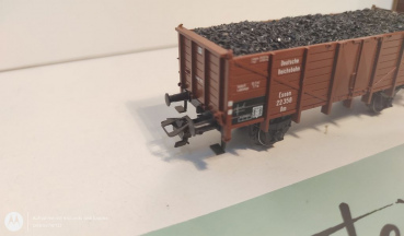 Märklin H0 AC 46090-04 offener Güterwagen aus Güterwagen-Set / Kohleeinsatz / NEM / DRG