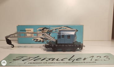 Märklin H0 AC 4611 Kranwagen "Krupp-Ardelt" / DB / OVP hellblau