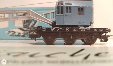 Märklin H0 AC 4611 Kranwagen "Krupp-Ardelt" / DB / OVP hellblau