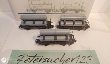 Märklin H0 AC 46600 3er Güterwagen-Set "Gaswagen" / NEM / K.Bay.Sts.B. / OVP