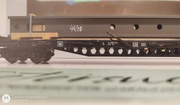 Märklin H0 AC 47046 Rungenwagen mit Bauteilen Krananlage / K / DB / OVP weiß