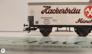 Märklin H0 AC 48301 Bierwagen "Hackerbräu" 19. Int MoBa Muc 2001 / NEM / DRG