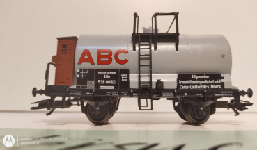 Märklin H0 AC 4870 Kesselwagen mit Bremserhaus  "ABC"