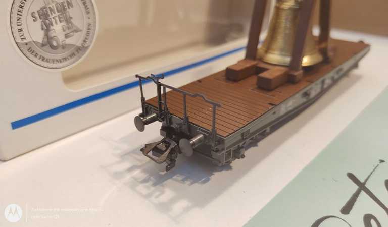 Märklin H0 AC 84866 Schwerlastwagen Messing-Glocke Dresden / NEM / DR / OVP