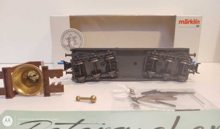 Märklin H0 AC 84866 Schwerlastwagen Messing-Glocke Dresden / NEM / DR / OVP