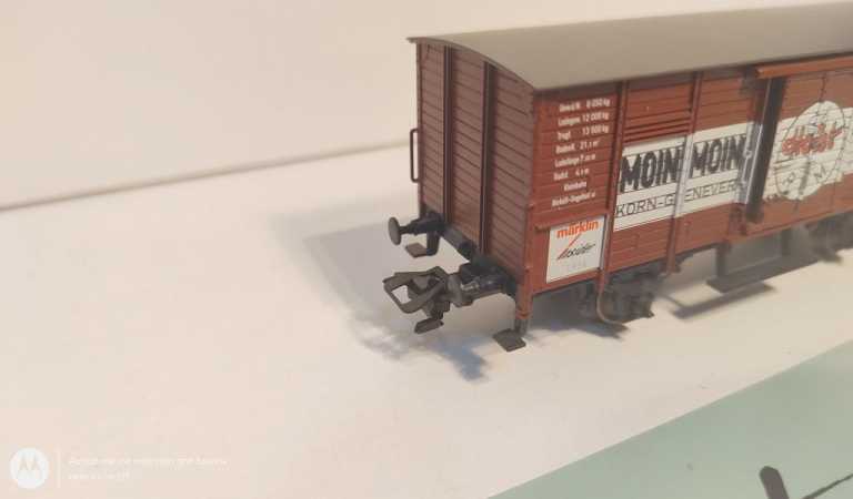 Märklin H0 AC 84878 gedeckter Güterwagen "Moin Moin" Insider JW'94 NEM / DRG / OVP